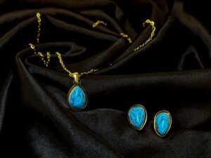 Blue heart set