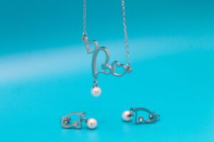 Heart and Pearl Deco set